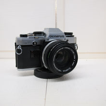 Load image into Gallery viewer, Olympus OM10 SLR camera with Olympus Zuiko Lens 50mm F1.8