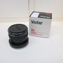 Load image into Gallery viewer, Vivitar 2x Tele Converter MC for Olympus O/OM
