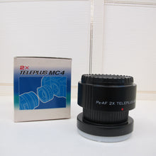 Load image into Gallery viewer, KenKo MC4 Tele Plus 2.0X Conversion Lens K-mount for Pentax (AF)
