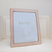 Load image into Gallery viewer, Nicole Miller NY 8x10&quot; Pink &amp; Gold Picture Frame
