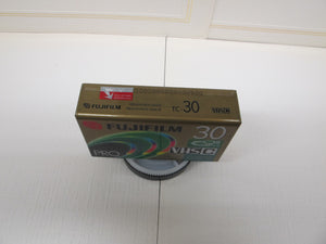Fuji Film VHS C TC-30 tape New Sealed