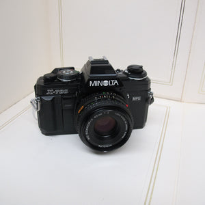 MINOLTA X-700 CAMERA with Minolta MD ROKKOR-X 45mm f/2.0 lens